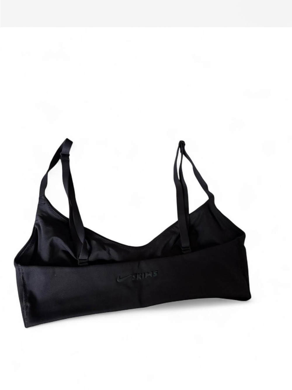 Nike SKIMS Black Minimalist Stretch Sports Bra